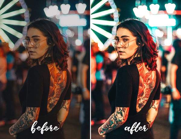 12 MOBILE LIGHTROOM PRESETS NEON