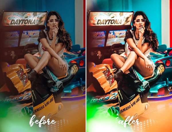 12 MOBILE LIGHTROOM PRESETS NEON