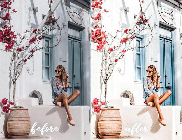 12 MOBILE LIGHTROOM PRESETS LIGHT