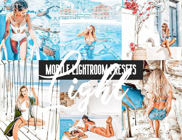 12 MOBILE LIGHTROOM PRESETS LIGHT