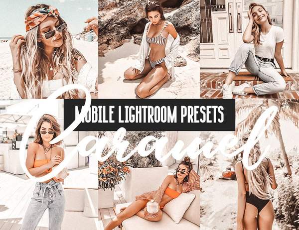 12 MOBILE LIGHTROOM PRESETS CARAMEL