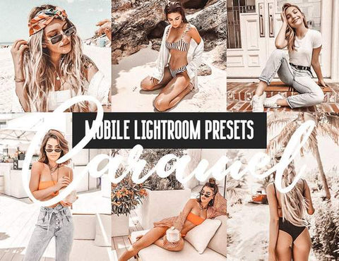 12 MOBILE LIGHTROOM PRESETS CARAMEL