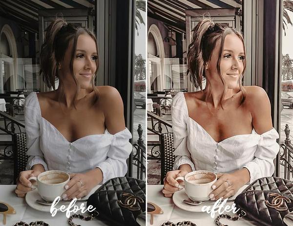 12 MOBILE LIGHTROOM PRESETS COFFEE