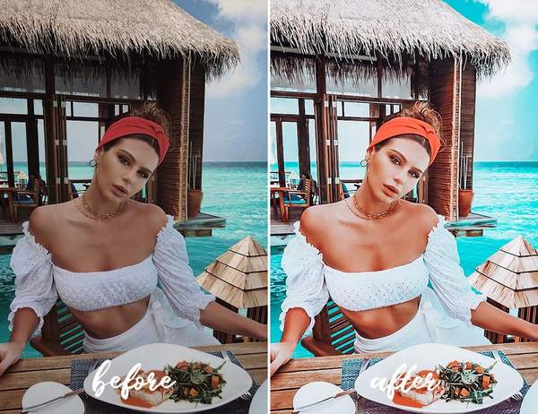 12 MOBILE LIGHTROOM PRESETS OCEAN