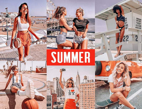 10 SUMMER MOBILE LIGHTROOM PRESETS