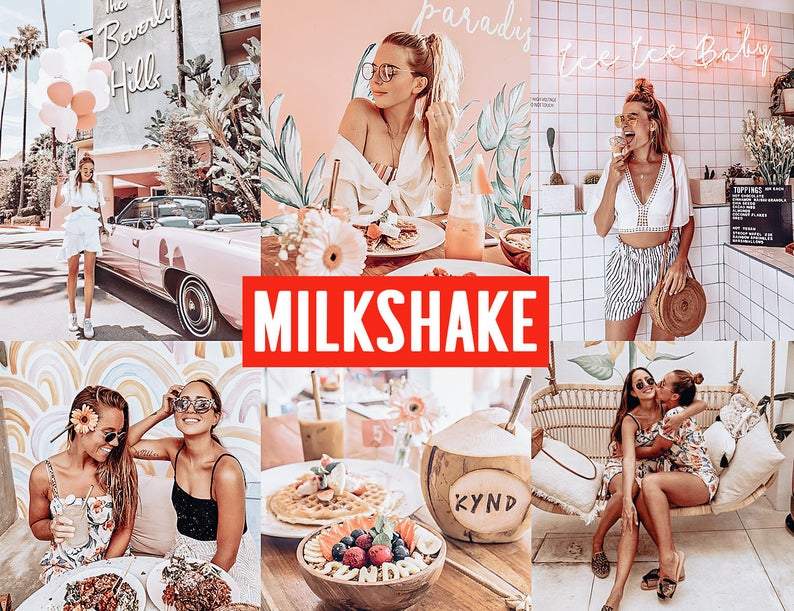 10 MILKSHAKE MOBILE LIGHTROOM PRESETS