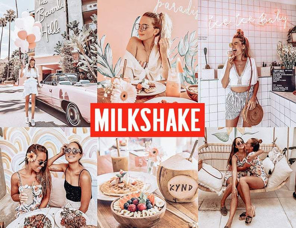 10 MILKSHAKE MOBILE LIGHTROOM PRESETS