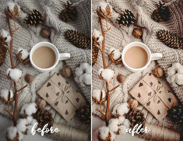 12 MOBILE LIGHTROOM PRESETS COFFEE