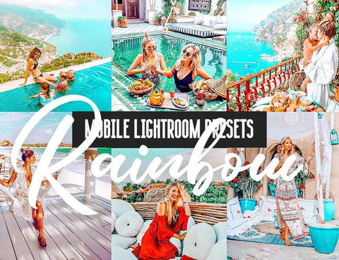 12 MOBILE LIGHTROOM PRESETS RAINBOW