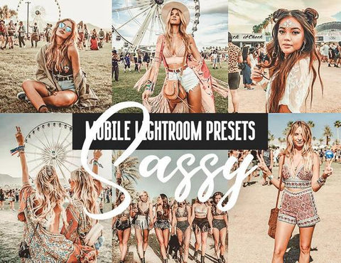 12 MOBILE LIGHTROOM PRESETS SASSY