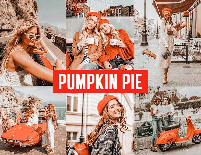 10 PUMPKIN PIE MOBILE LIGHTROOM PRESETS