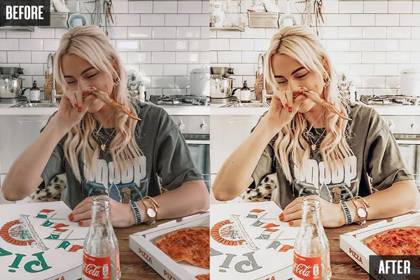 10 AMBER WHITE MOBILE LIGHTROOM PRESETS