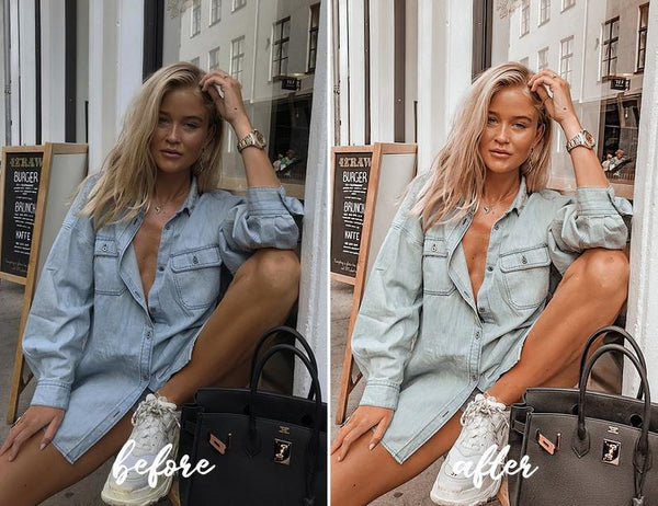 12 MOBILE LIGHTROOM PRESETS PEACH