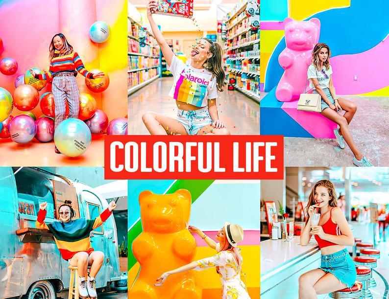 10 COLORFUL LIFE MOBILE LIGHTROOM PRESETS