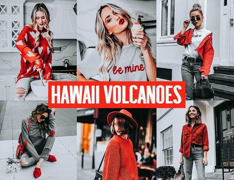 10 HAWAII VOLCANOES MOBILE LIGHTROOM PRESETS