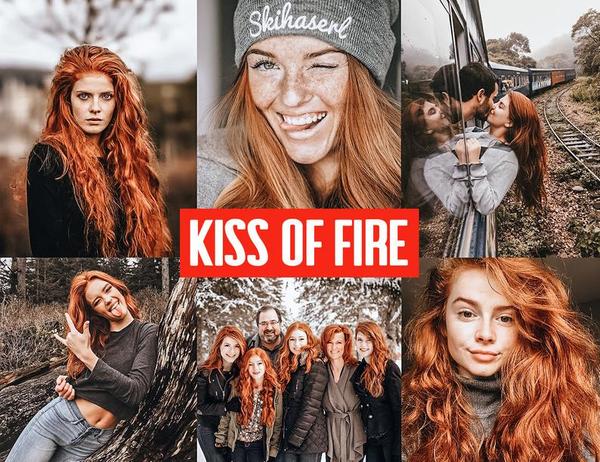 10 KISS OF FIRE MOBILE LIGHTROOM PRESETS