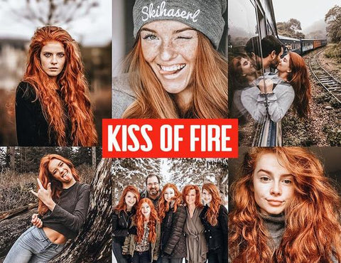 10 KISS OF FIRE MOBILE LIGHTROOM PRESETS