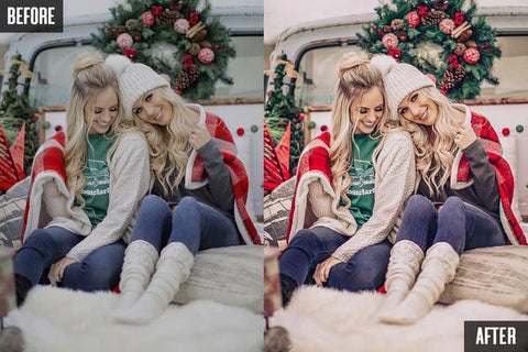 10 CHRISTMAS EVE MOBILE LIGHTROOM PRESETS