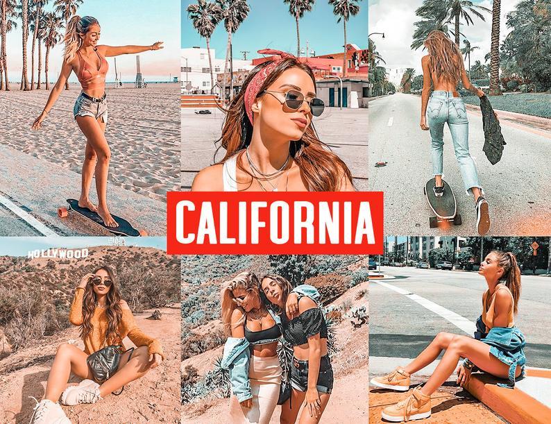 15 CALIFORNIA MOBILE LIGHTROOM PRESETS
