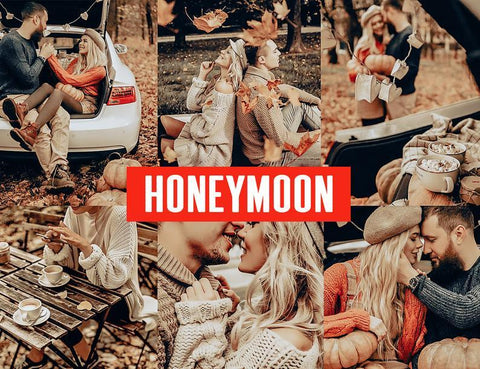 10 HONEYMOON MOBILE LIGHTROOM PRESETS