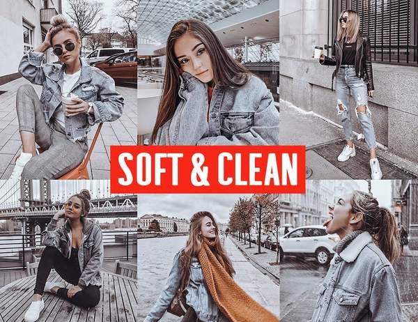 10 SOFT & CLEAN MOBILE LIGHTROOM PRESETS