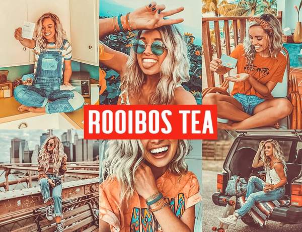 10 ROOIBOS TEA MOBILE LIGHTROOM PRESETS