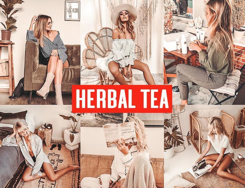 10 HERBAL TEA MOBILE LIGHTROOM PRESETS