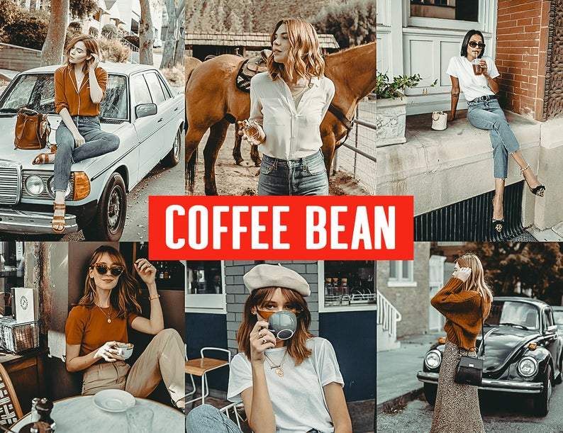 10 COFFEE BEAN MOBILE LIGHTROOM PRESETS
