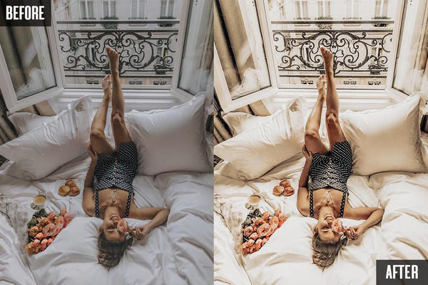 10 AMBER WHITE MOBILE LIGHTROOM PRESETS