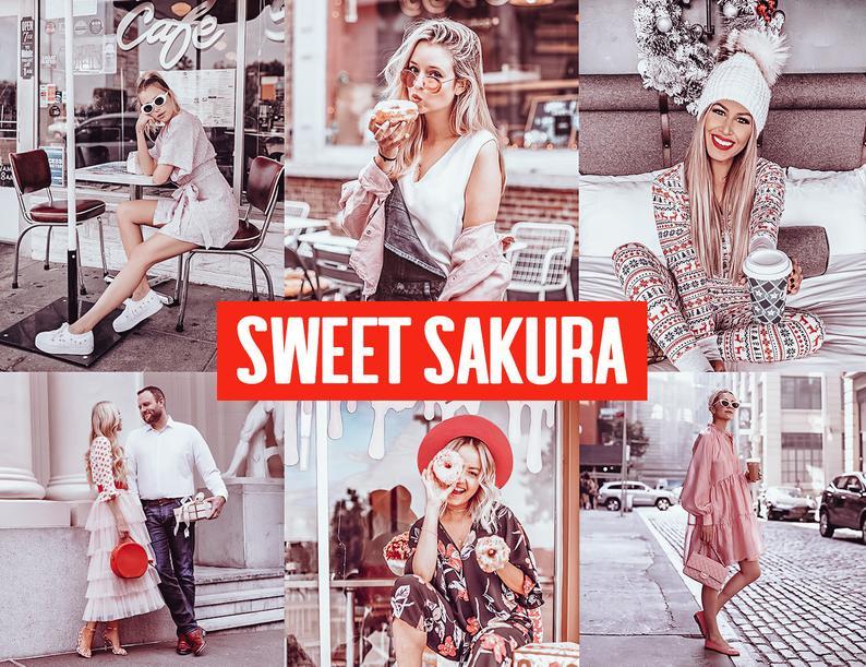 10 SWEET SAKURA MOBILE LIGHTROOM PRESETS