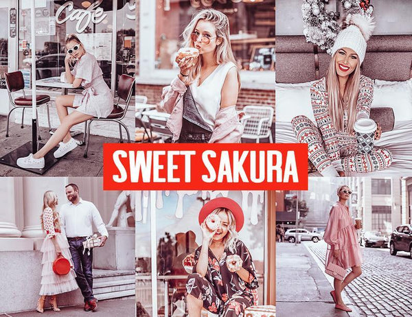 10 SWEET SAKURA MOBILE LIGHTROOM PRESETS