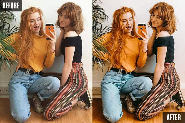 10 ORANGE & TEAL MOBILE LIGHTROOM PRESETS