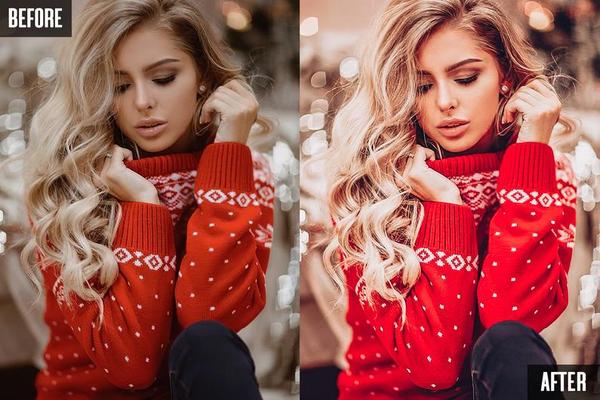 10 CHRISTMAS EVE MOBILE LIGHTROOM PRESETS