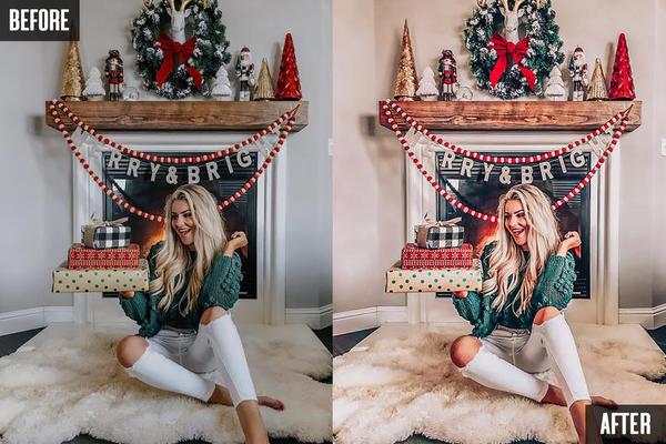 10 CHRISTMAS EVE MOBILE LIGHTROOM PRESETS