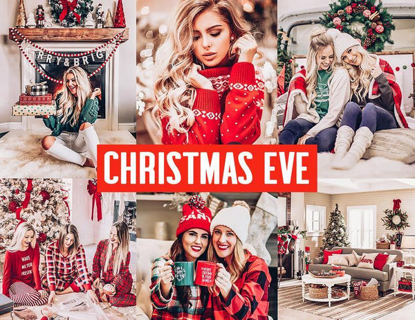 10 CHRISTMAS EVE MOBILE LIGHTROOM PRESETS