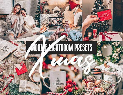 12 MOBILE LIGHTROOM PRESETS XMAS