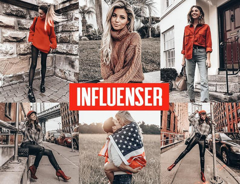 10 INFLUENSER MOBILE LIGHTROOM PRESETS